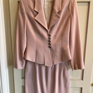 Moschery 2 PC Mauve  Wool Jacket/Skirt Size 2